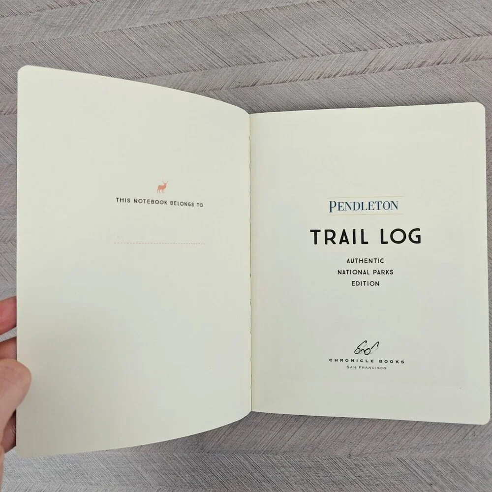Pendleton Trail Log Notebook Authentic National Parks Edition Lined Pages Durabl